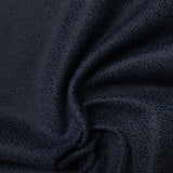 Dark Blue Animal Print French Terry, Poly-Cotton