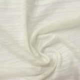Slub Polyester Cotton Jersey Knit Fabric, 105 gsm, 160 cm — White