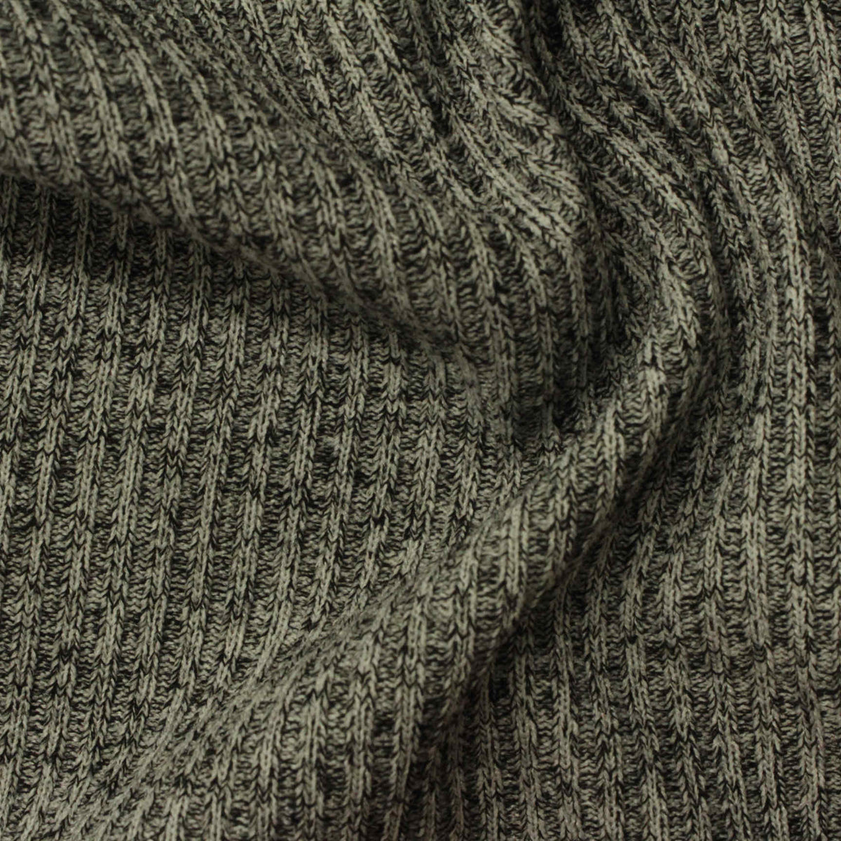 Light Grey Heather Rib Knit