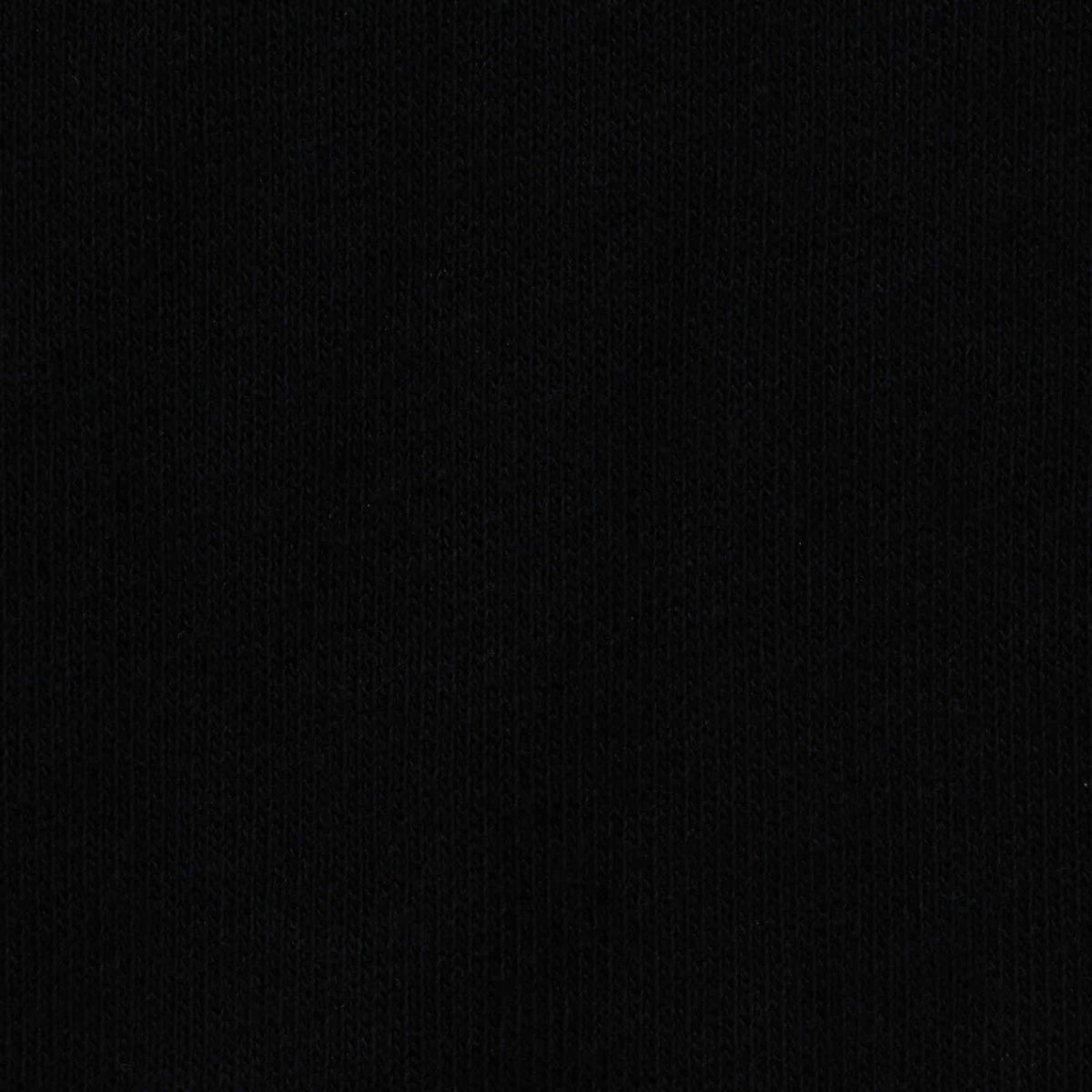Polyester Cotton French Terry Fabric, 210 gsm, 170 cm — Black