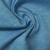 Blue Marl Rib Knit, Polyester