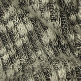 Black Marl Rib Knit, Viscose-Poly — texture