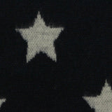 White Stars Interlock Knit, Poly-Viscose