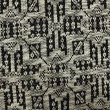 Black Abstract Jacquard, Polyester