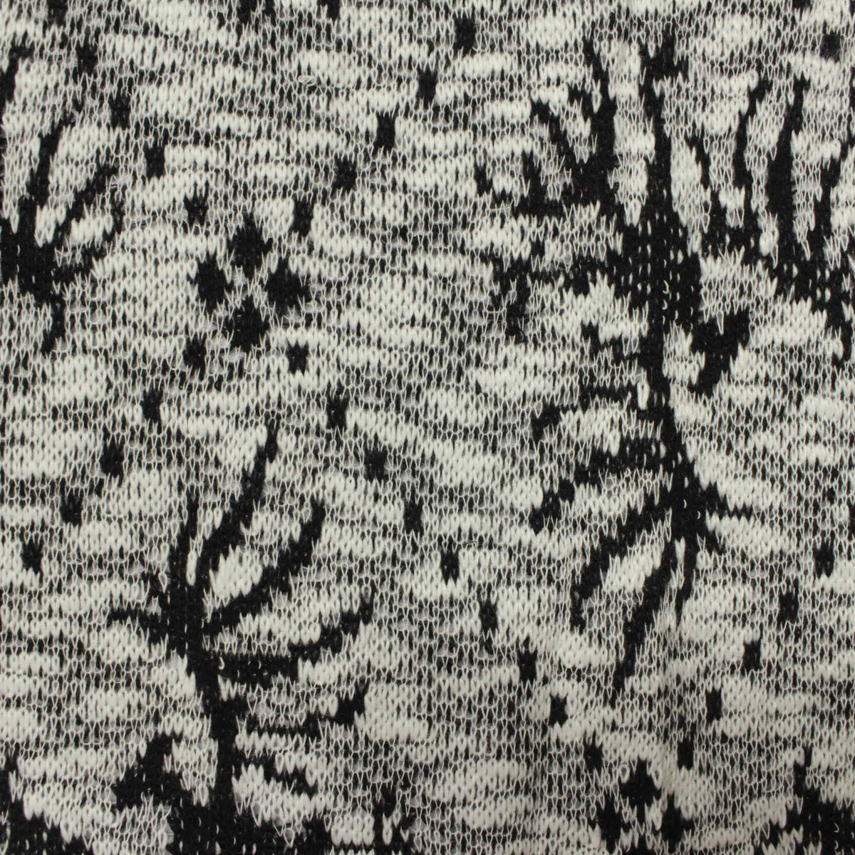 Black Speckles Chunky Knit, Polyester