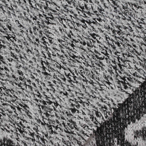 Black Marl Knit, Polyester, 225 gsm