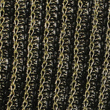 Gold Stripes Chunky Knit — texture