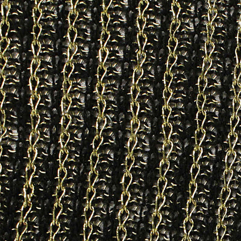 Gold Stripes Chunky Knit