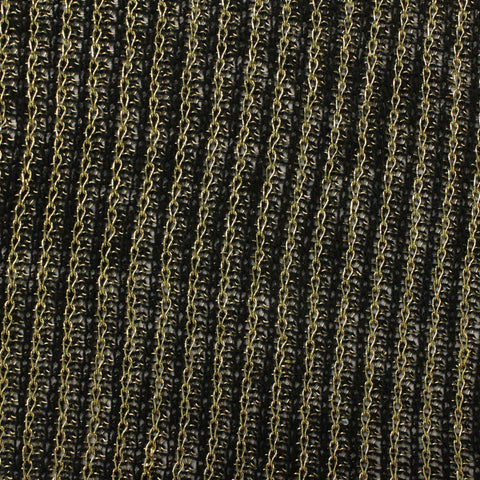 Gold Stripes Chunky Knit