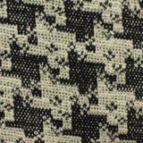 Black Abstract Jacquard, Cotton-Poly