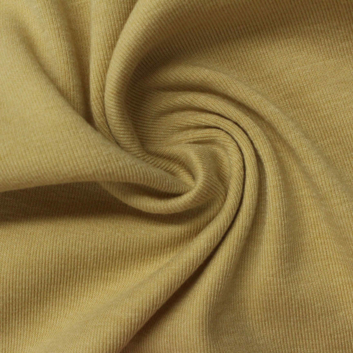 Rib Knit Fabric, 225 gsm, 150 cm — Khaki