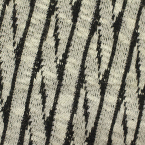 Black Lines Jacquard, Viscose-Poly, 174 gsm