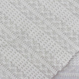 White Openwork Chunky Knit, Polyester