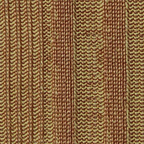 Brown Vertical-Stripe Rib Knit
