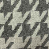 Grey Houndstooth Knit, Polyester