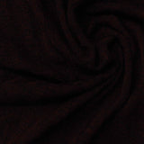 Dark Red Marl Rib Knit