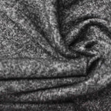 Heathered Grey Marl Jersey Knit, Polyester