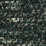 Black Fine-Marl Chunky Knit, Poly-Viscose — texture