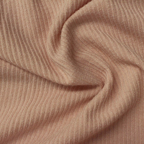 Rib Knit Fabric, 240 gsm, 140 cm — Pink, ref EF-221644
