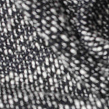Black Marl Chunky Knit, Cotton-Poly — texture