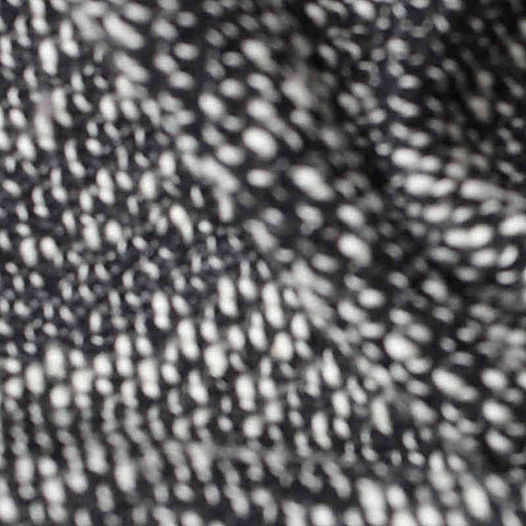 Black Marl Chunky Knit, Cotton-Poly, 215 gsm