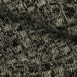 Black Marl Rib Knit — texture