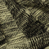 Black Marl Rib Knit — texture