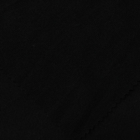 Chunky Knit Fabric, 190 gsm, 170 cm — Black