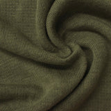 Polyester Viscose Rib Knit Fabric, 230 gsm, 145 cm — Green
