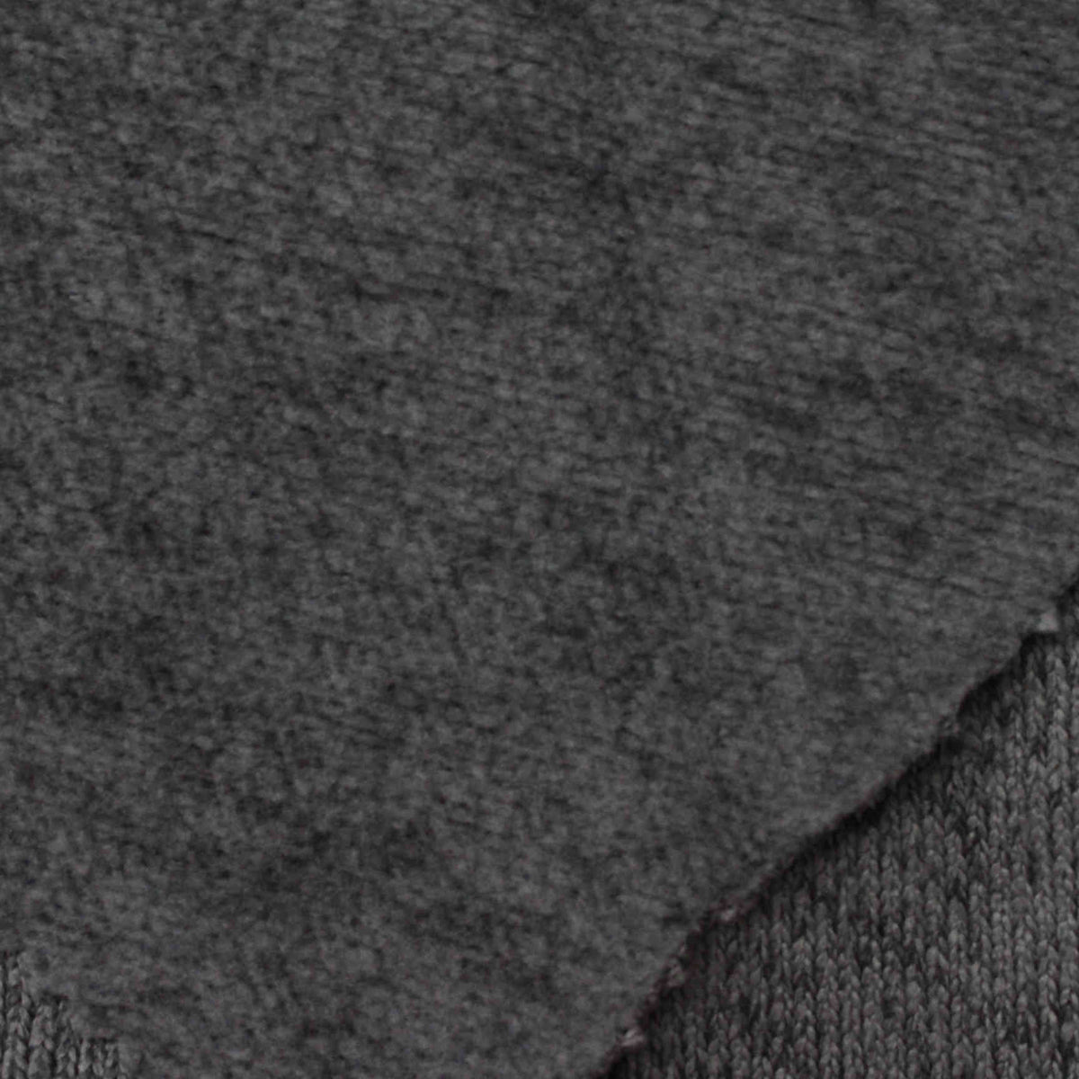 Dark Grey Marl Knit, Polyester, 325 gsm