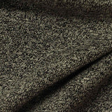 Dark Grey Marl Rib Knit, Poly-Viscose — texture