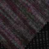 Dark Purple Diagonal-Stripe Jersey Knit, Polyester