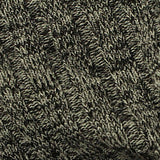 Black Marl Rib Knit, Viscose-Poly — texture