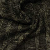 Dark Grey Marl Rib Knit, Polyester