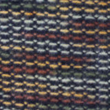 Navy Horizontal-Stripe Chunky Knit, Polyester — texture