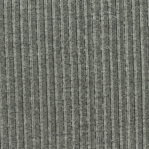 Rib Knit Fabric, 212 gsm, 160 cm — Grey