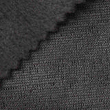 Viscose Polyester Stretch Rib Knit Fabric, 230 gsm, 160 cm — Grey — texture
