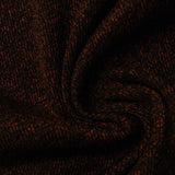 Dark Brown Marl Rib Knit, Polyester