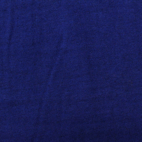 Deep Blue Marl Chunky Knit, Viscose