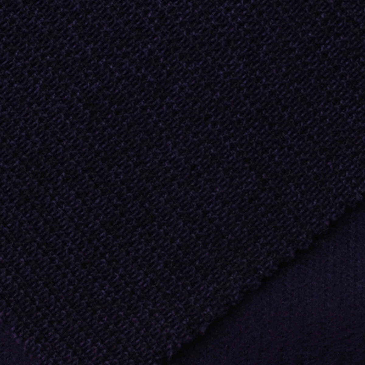 Navy Ribbed Rib Knit, Polyester