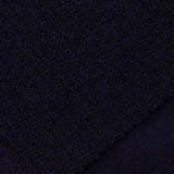 100% Polyester Rib Knit Fabric, 288 gsm, 160 cm — Navy