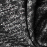 Dark Grey Heathered-Marl Chunky Knit, Polyester — texture