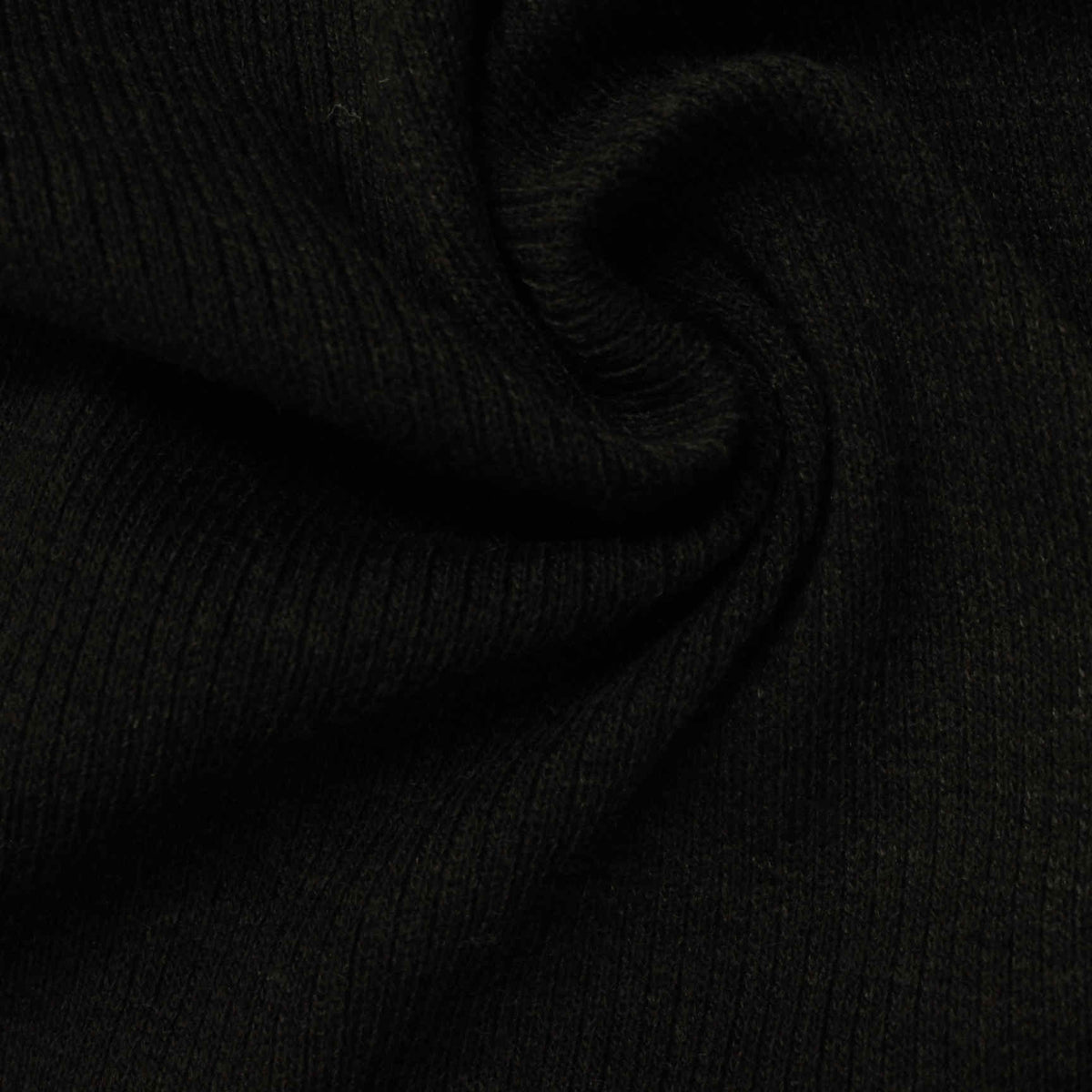 100% Polyester Rib Knit Fabric, 351 gsm, 140 cm — Green
