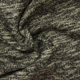 Black Marl Chunky Knit, Viscose-Poly
