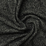 Black Marl Chunky Knit, Poly-Viscose