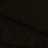 100% Polyester Rib Knit Fabric, 454 gsm, 180 cm — Brown