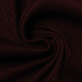 Polyester Stretch Rib Knit Fabric, 350 gsm, 160 cm — Red