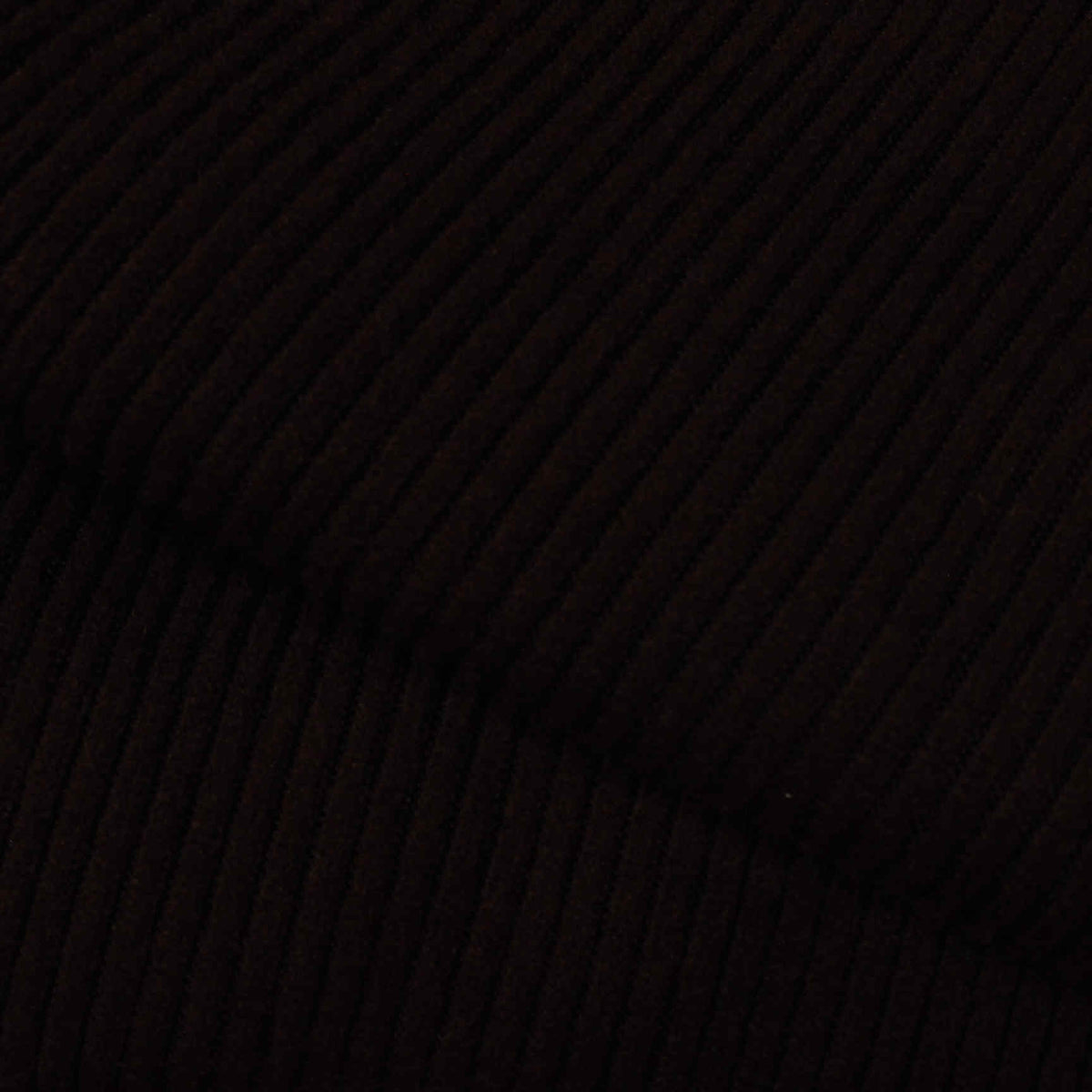 100% Polyester Rib Knit Fabric, 517 gsm, 180 cm — Black