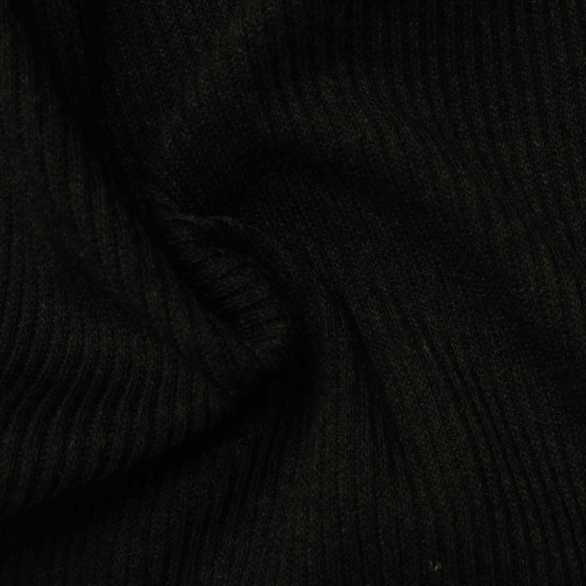 100% Polyester Rib Knit Fabric, 328 gsm, 140 cm — Green