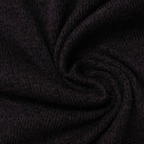 Black Marl Rib Knit, Polyester